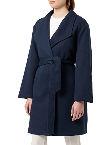 VERO MODA CURVE Damen VMVERODONAVIVIAN Coat GA Curve Mantel, Navy Blazer, 48 von VERO MODA