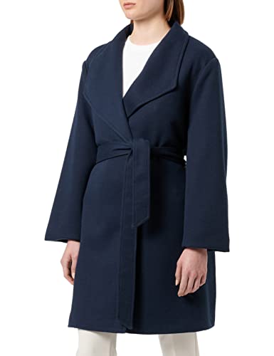 VERO MODA CURVE Damen VMVERODONAVIVIAN Coat GA Curve Mantel, Navy Blazer, 50 von VERO MODA
