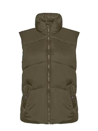 VERO MODA female Steppweste VMUPPSALA SHORT WAISTCOAT (S, ivy green) von VERO MODA