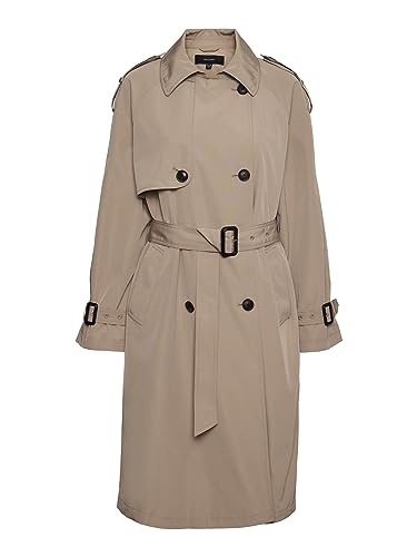 VERO MODA female Trenchcoat VMRAMONNA LONG TRENCHCOAT CURVE von VERO MODA