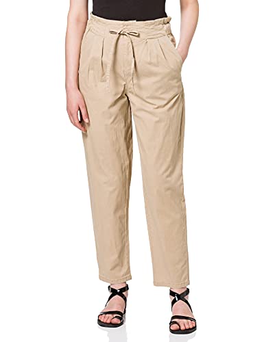 VERO Moda Damen Vmevany Hr Loose String Ankle Pant Hose, Nomad, L / 32 von VERO MODA
