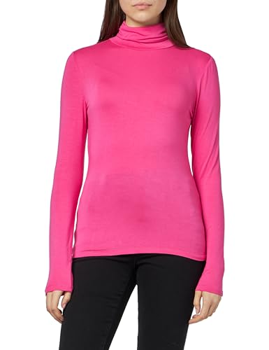 VERO MODA Damen Vmalberte Ls Rollneck Top JRS Noos Langarmshirt, Fuchsia Purple, M von VERO MODA