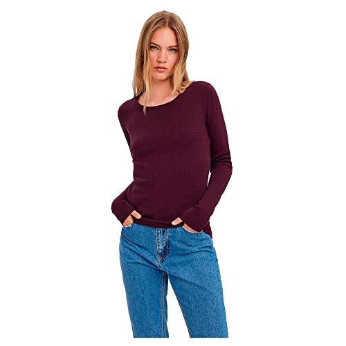VERO MODA VMCARE Structure LS O-Neck BLOU GA NOOS von VERO MODA
