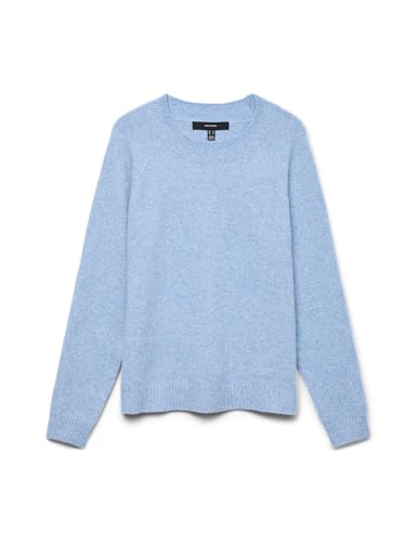 VERO MODA Pullover Damen,Blue Jasper/Detail:Melange,M von VERO MODA