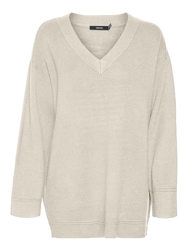 VMGOLD Piping LS V-Neck Long Pull. GA von VERO MODA
