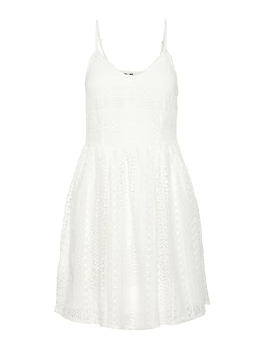 VERO MODA VMHONEY LACE Pleated Singlet Dress WVN, Snow White, M von VERO MODA