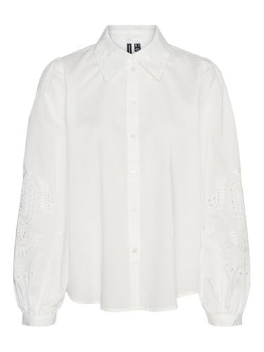 VMKAVA EMB LS Shirt WVN GA von VERO MODA