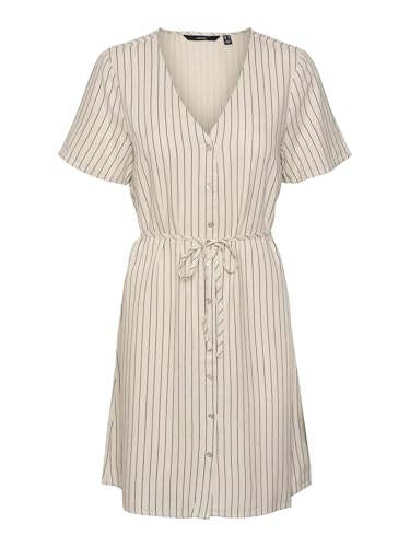 VMMYMILO SS V-Neck Dress WVN GA NOOS von VERO MODA
