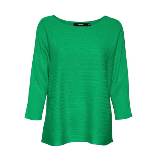 VERO MODA Damen VMNORA 3/4 Boatneck Blouse NOOS Pullover, Bright Green,M VERO MODA Damen VMNORA 3/4 Boatneck Blouse NOOS Pullover, Bright Green,M von VERO MODA
