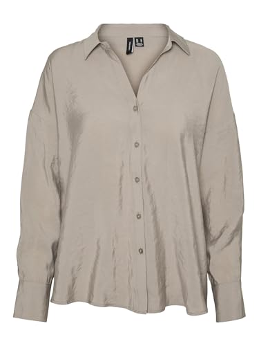 Vmqueeny Ls Oversize Shirt WVN Ga Noos von VERO MODA
