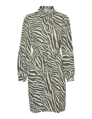 VMTEAGAN L/S ABK Shirt Dress WVN BTQ GA von VERO MODA