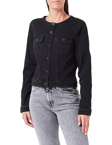 Vero Moda Damen VMCATH LS Slim Jacket VI1133 Jacke, Black Denim, S von VERO MODA