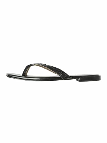 VERO MODA Women's VMILO LEATHER SANDAL,Pantoletten, black, 40 EU (7 UK) von VERO MODA