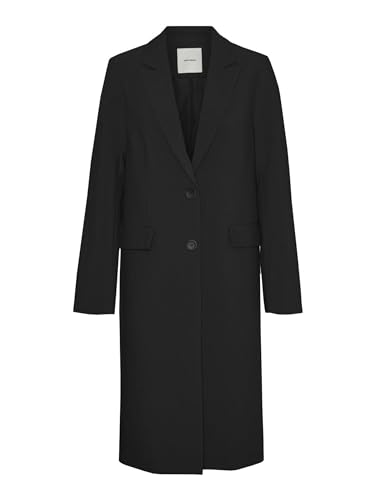 Vero Moda Damen VMIMANI LS Long Blazer, Black, 38 von VERO MODA