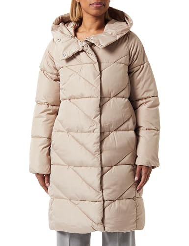 Vero Moda Damen VMLIGASOFIE Coat BOOS Mantel, Silver Mink, M von VERO MODA