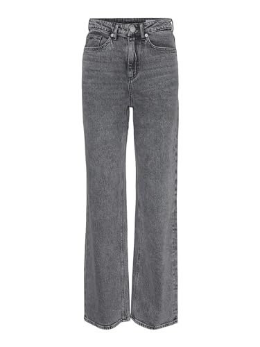 Vero Moda Damen VMMAYRA MR Wide Ankle Cotton Pant NOOS Jeans, Irish Cream, MW / 32L von VERO MODA