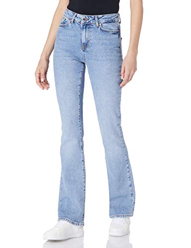 Vero Moda Damen VMSIGA HR Skinny Flare BA3175 Jeans, Light Blue Denim, 31/32 von VERO MODA