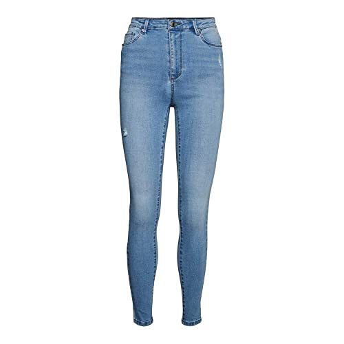 Vero Moda Damen VMSOPHIA HR Skinny J GU3109 GA NOOS Jeans, Light Blue Denim, S / 32 von VERO MODA