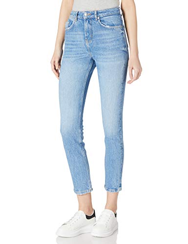 Vero Moda Damen VMTRACY HR REG Straight J BA3176 GA NOOS Jeans, Light Blue Denim, 28/34 von VERO MODA