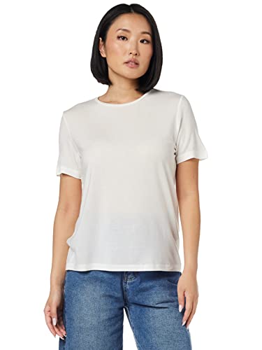 Vero Moda Damen Vmava Ss Top VMA Noos T-Shirt, Snow White, S von VERO MODA