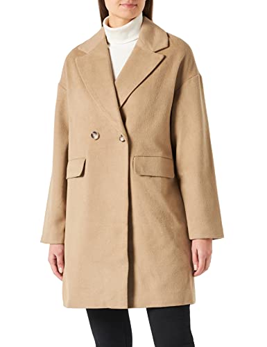 Vero Moda Damen Vmkendall Coat Boos Mantel, Silver Mink/Detail:Solid, S von VERO MODA