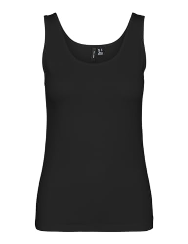VERO MODA Damen Vmlulu Uu Tank Top JRS Ga Noos, Black, X-Small VERO MODA Damen Vmlulu Uu Tank Top JRS Ga Noos, Black, X-Small von VERO MODA