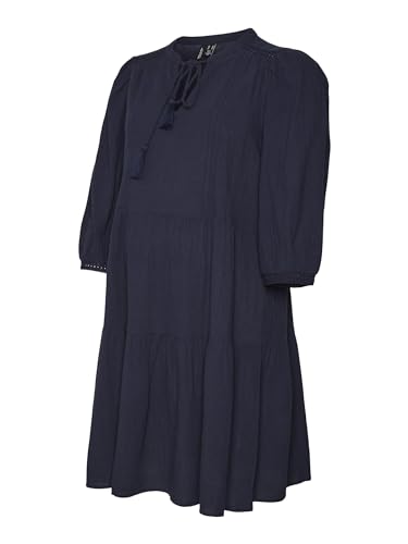 Vero Moda Maternity Damen Blusenkleid Pretty Navy M von VERO MODA