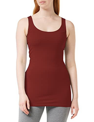 Vero Moda NOS Damen Vmmaxi My Soft Long Tank Ga Noos Top, Braun (Madder Brown), 34 (Herstellergröße: XS) von VERO MODA