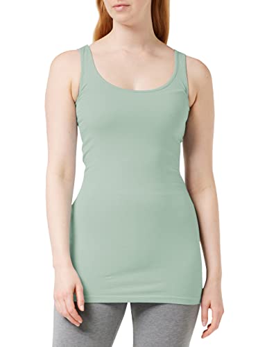 Vero Moda NOS Damen Vmmaxi My Soft Long Tank Ga Noos Top, Grau (Jadeite), Large (Herstellergröße:M) von VERO MODA