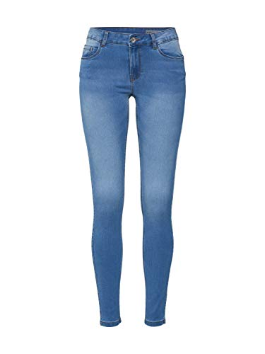 Vero Moda NOS Damen Vmseven Shape UP MR VI334 NOOS Slim Jeans, Blau (Light Blue Denim), 36/L34 (Herstellergröße: S) von VERO MODA