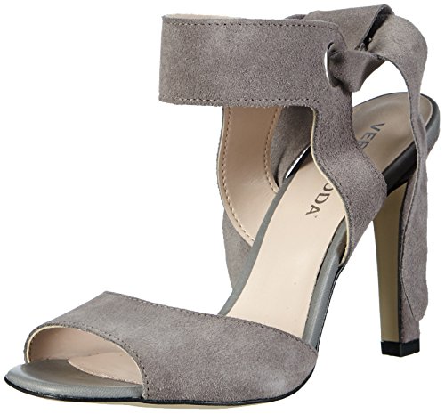 Vero Moda VMMALENE LEATHER SANDAL, Damen Slingback Sandalen, Grau (High-Rise), 36 EU von VERO MODA