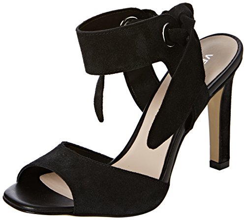 Vero Moda VMMALENE LEATHER SANDAL, Damen Slingback Sandalen, Schwarz (Black), 37 EU von VERO MODA