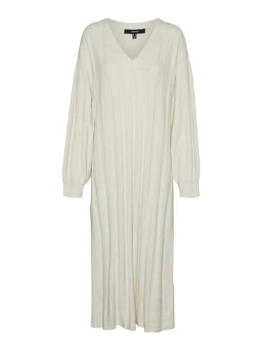 VERO MODA VMVERITY LS V-Neck Calf Dress GA Boo von VERO MODA