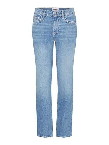 Vero Moda Women's VMADA MR Straight Jeans BA3260 VMA Hose, Medium Blue Denim, 29W / 30L von VERO MODA