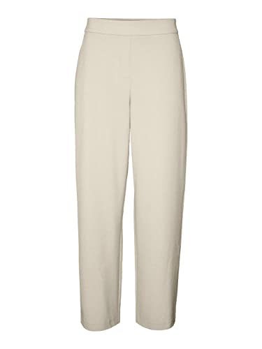 Vero Moda Women's VMCOOKIELIS HR Wide SOLID Pant Boo Hose, Birch, S/32 von VERO MODA