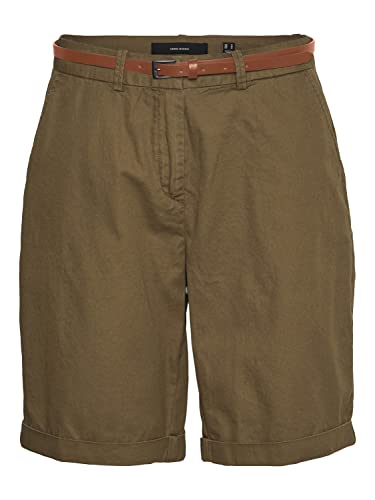 VERO MODA Damen Vmflashino Mr Regular Bermuda Shorts, Capers, XS EU von VERO MODA