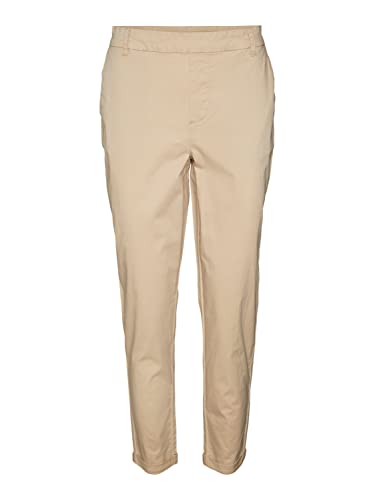 Vero Moda Women's VMMAYRA MR Tapered Cotton Pant Hose, Irish Cream, XS/30 Vero Moda Women's VMMAYRA MR Tapered Cotton Pant Hose, Irish Cream, XS/30 von VERO MODA