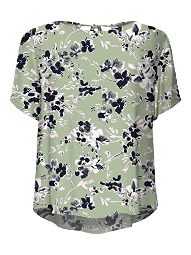 VERO MODA Damen Vmmenny WVN Ga Top, Reseda/AOP:Mille, S EU von VERO MODA