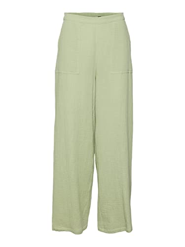 VERO MODA Damen Vmnatali Nia Hw Pant WVN Hose, Reseda, XS EU VERO MODA Damen Vmnatali Nia Hw Pant WVN Hose, Reseda, XS EU von VERO MODA