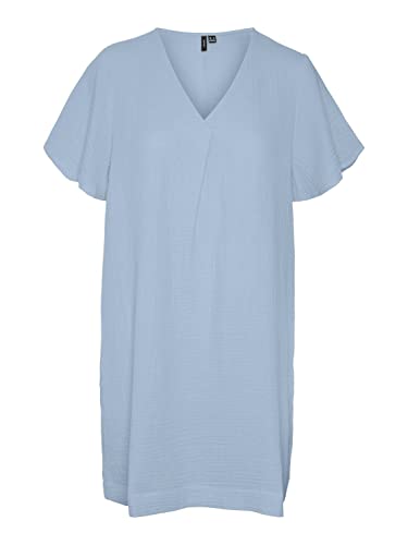 VERO MODA Damen Vmnatali Nia Short Dress WVN Kleid, Skyway, XS EU VERO MODA Damen Vmnatali Nia Short Dress WVN Kleid, Skyway, XS EU von VERO MODA