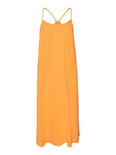 Vero Moda Women's VMNATALI NIA Singlet 7/8 Dress WVN Kleid, Radiant Yellow, S von VERO MODA