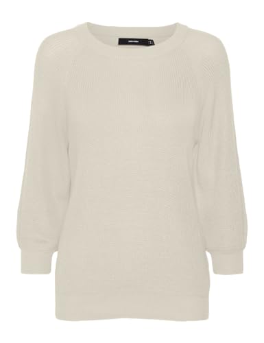 VERO MODA Women's Vmnewlex Sun 3/4 Blouse Ga Rep Pullover, Birch, XS VERO MODA Women's Vmnewlex Sun 3/4 Blouse Ga Rep Pullover, Birch, XS von VERO MODA