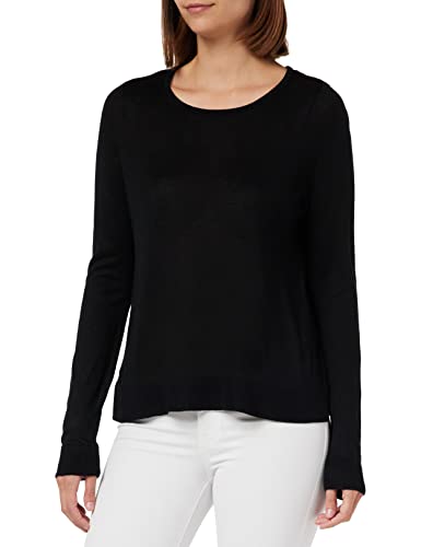 Vero Moda Women's VMNOVA LS O-Neck GA NOOS Pullover, Black, XS von VERO MODA