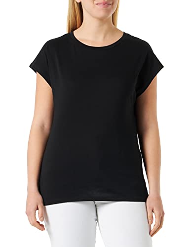 Vero Moda Women's VMPIA SS Wide TOP NOOS Rock, Black, M von VERO MODA