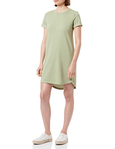 Vero Moda Women's VMSASHAMILLA SS Sweat Dress NOOS Kleid, Reseda, XS von VERO MODA