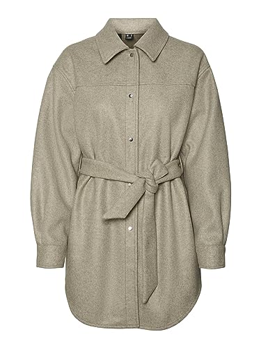 Vero Moda Women's VMVINCE Jacket Jacke, Silver Mink/Detail:Melange, XXLW / 32L von VERO MODA