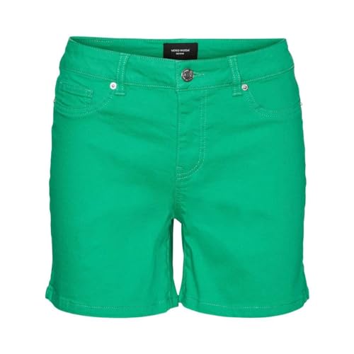 VERO MODA Damen Vmwild Seven Nw Col Shorts, Bright Green, M EU von VERO MODA