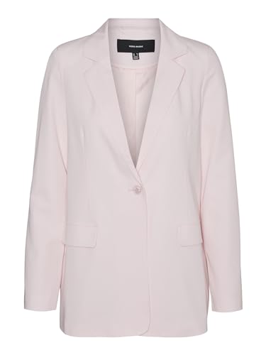 Vero Moda Women's VMZELDA L/S NOOS Blazer, Parfait Pink, MW / 30L von VERO MODA