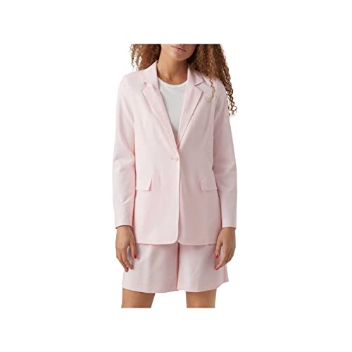 Vero Moda Women's VMZELDA L/S NOOS Blazer, Parfait Pink, MW / 30L von VERO MODA