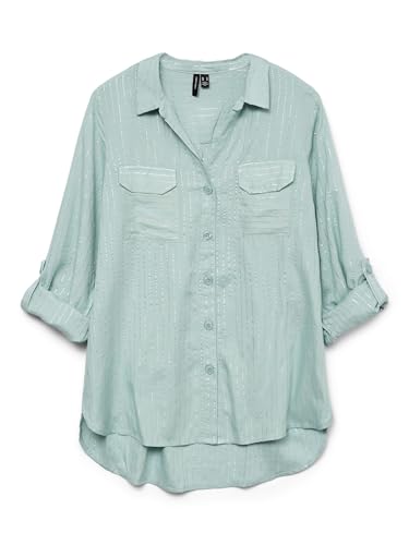 Vmbumpy Ls Glitter Shirt WVN Ga Noos von VERO MODA